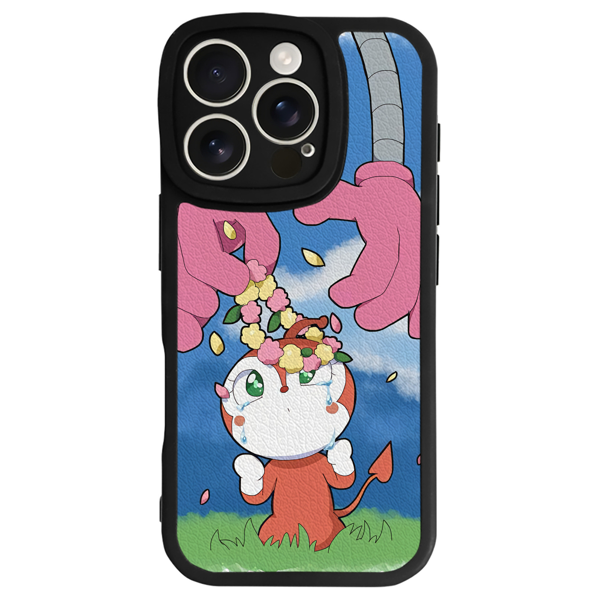 （画像用） アンパンマン Anpanman 【iPhone 16シリーズ対応】シリコンスマホケース（レザー調） 材質：シリコン